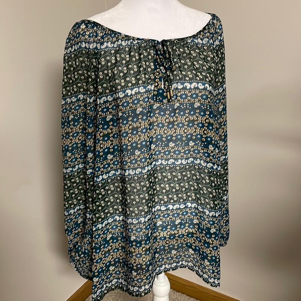 NWOT Faded Glory Sheer Blouse
